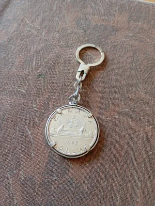 Llavero Plata Ley 925 Elizabeth Regina