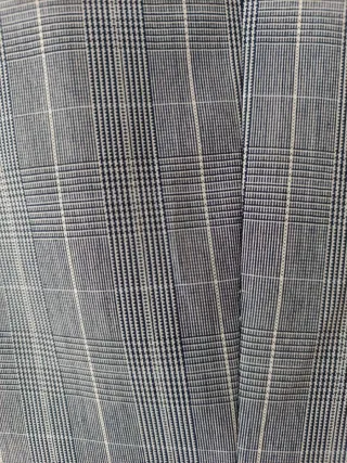 Traje Zara Gris cuadros Rayas