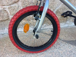 Bicicleta BMX 16 Grigia Wipe 500