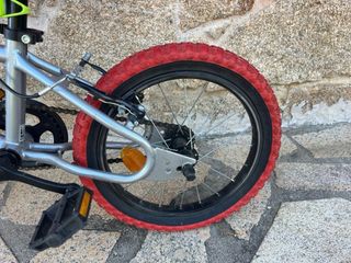 Bicicleta BMX 16 Grigia Wipe 500