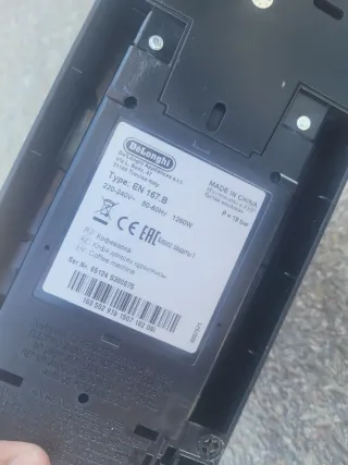 Macchina da caffè Nespresso nera