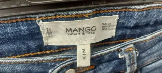 Lote 2 Vaqueros Mango Azules