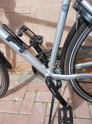 Bicicleta Lapierre Gris con Cesta