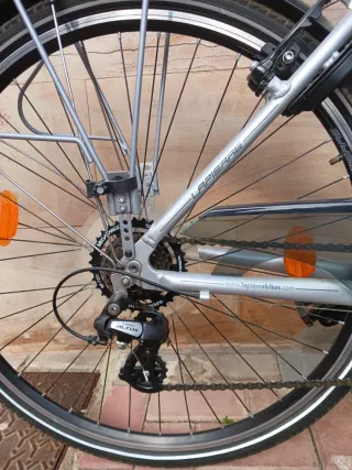 Bicicleta Lapierre Gris con Cesta