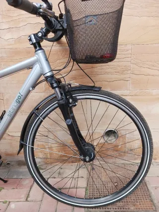 Bicicleta Lapierre Gris con Cesta