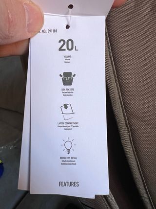 Mochila Puma Plus Beige Marrón Nueva