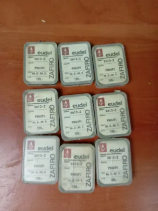 Lote agujas tocadiscos Eudel Zafiro