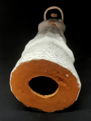 Figura ibicenca vintage de terracota. 28 cm.