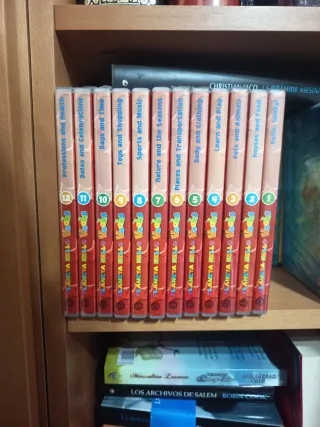 Colección libros aprendizaje en ingles con DVD