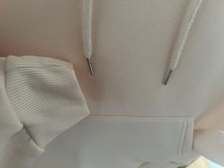 Sudadera vainilla de chica. Talla XS