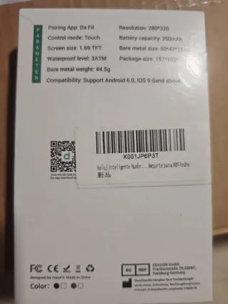 Reloj Hopofit 3ATM Sumergible