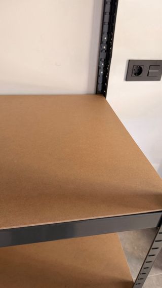 Estantería Metálica Almacenaje Madera