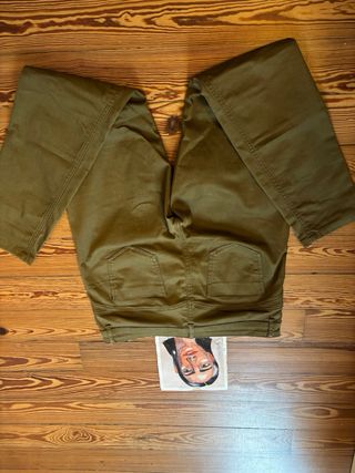 Pantalón verde elástico Calzedonia Talla XL