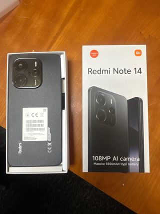Teléfono Xiaomi Redmi Note 14 Negro