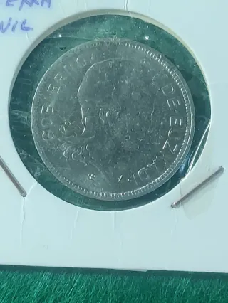 Pesetas Gobierno Euzkadi 1937 Guerra Civil.  S/C