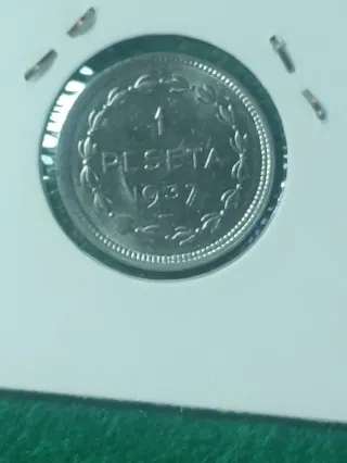 Pesetas Gobierno Euzkadi 1937 Guerra Civil.  S/C