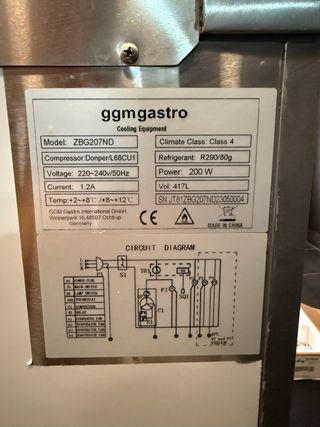 Mesón Refrigerador Industrial Acero Inoxidable