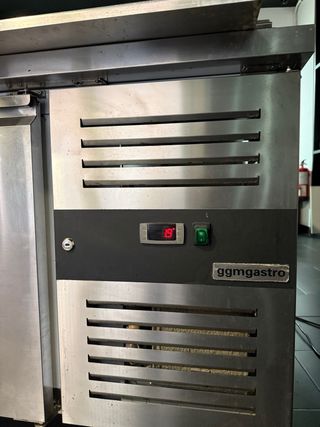 Mesón Refrigerador Industrial Acero Inoxidable