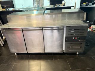 Mesón Refrigerador Industrial Acero Inoxidable