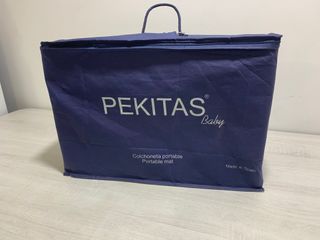 PEKITAS Colchón Cuna Viaje Plegable 60x120