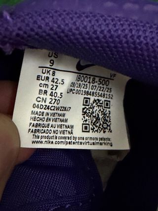 Nike Air Force 1 Morado Serpiente