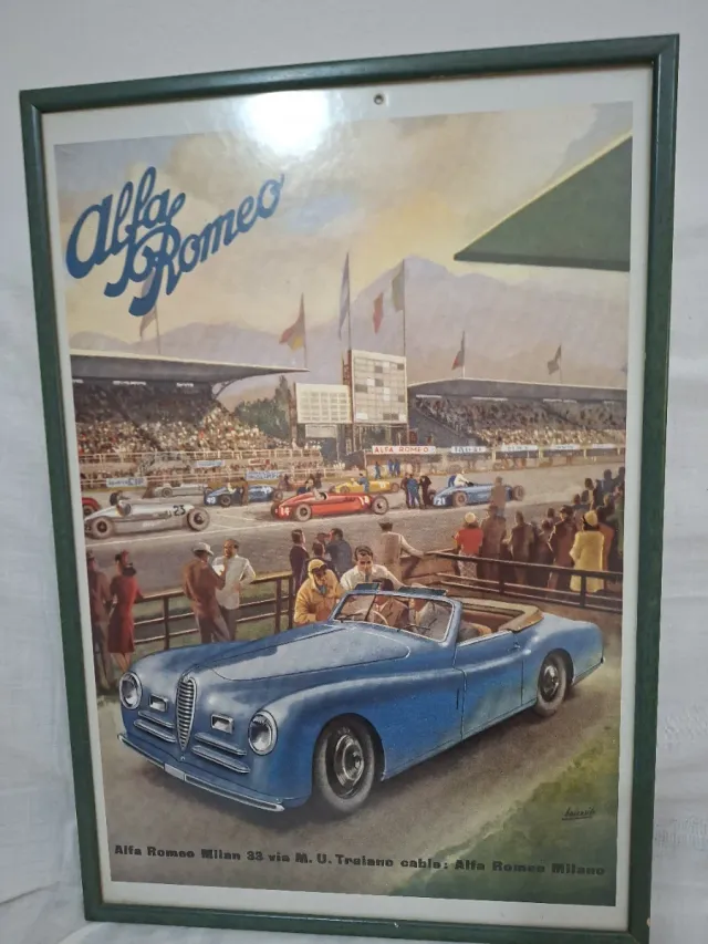 Cartel Alfa Romeo Carrera