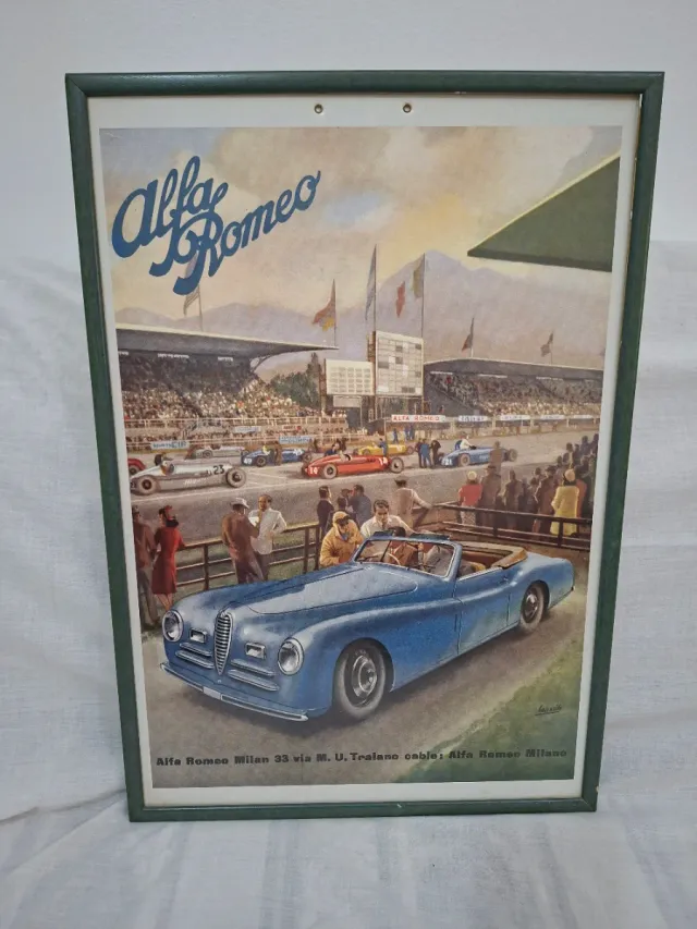 Cartel Alfa Romeo Carrera