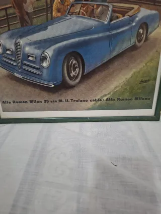 Cartel Alfa Romeo Carrera