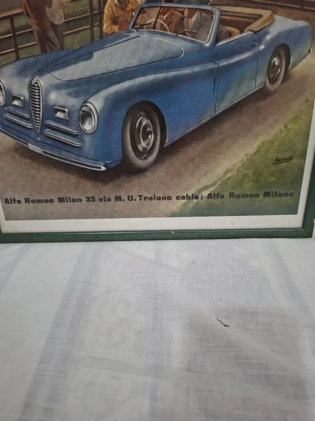 Cartel Alfa Romeo Carrera