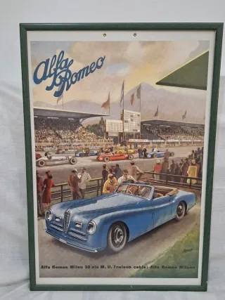 Cartel Alfa Romeo Carrera
