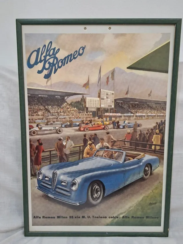 Cartel Alfa Romeo Carrera