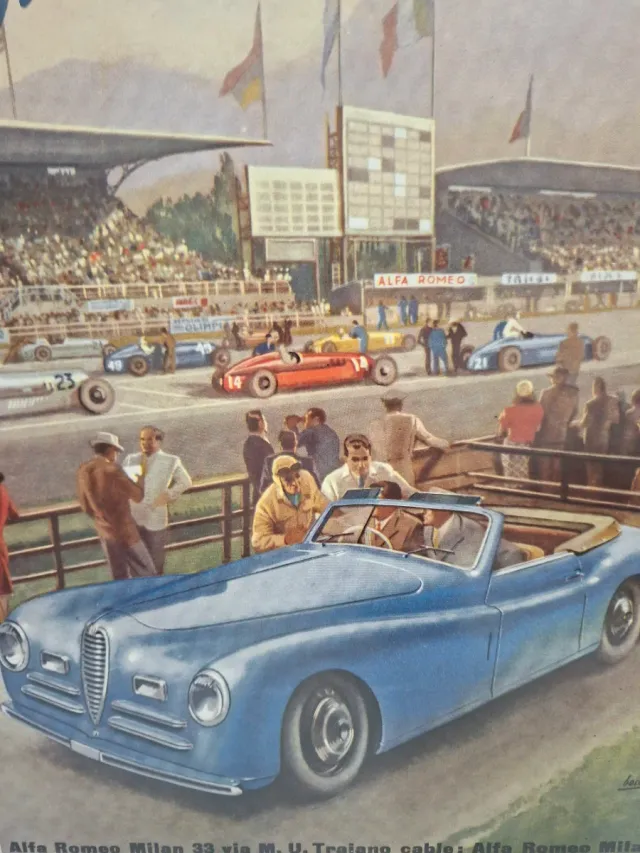 Cartel Alfa Romeo Carrera