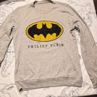 Sudadera Philipp Plein Batman Gris