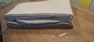 Funda protectora colchoneta blanca