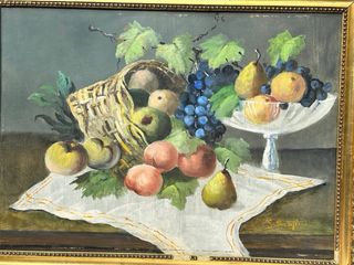 Quadro antico olio su legno