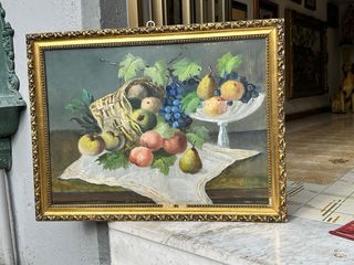 Quadro antico olio su legno