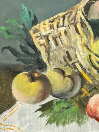 Quadro antico olio su legno