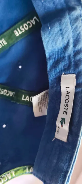 Gorra Lacoste Azul Original