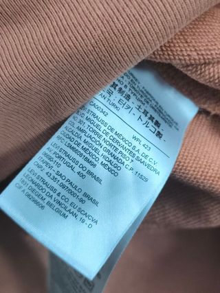 Sudadera Levis Color Naranja Talla M.