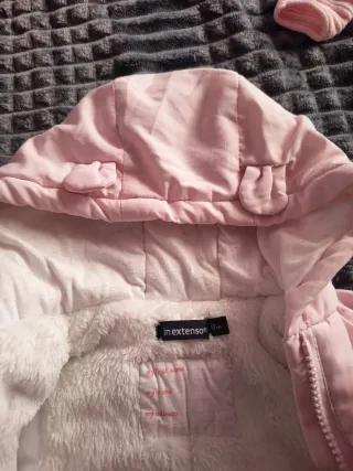 Buzo de nieve para bebé rosa