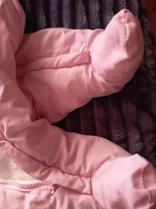 Buzo de nieve para bebé rosa