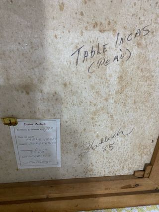 Pittura Hector Zablach 1985