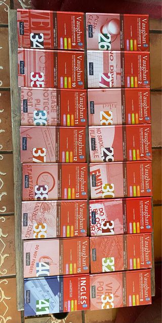 Curso Inglés Vaughan - 41 tomos + DVDs