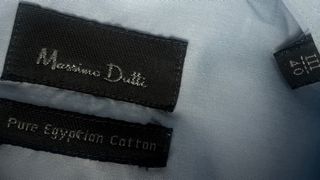 Camisa “Massimo Dutti” Azul Claro 100% Algodón