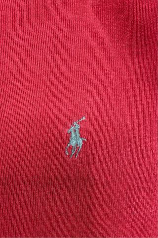 Polo Ralph Lauren Henley Red Cotton Vintage 90s