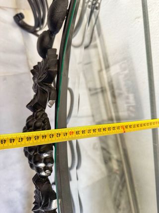 Consola - aparador Hierro Forjado y Cristal