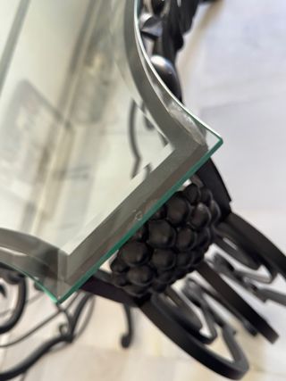 Consola - aparador Hierro Forjado y Cristal