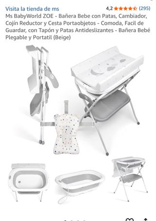 Bañera Bebé Ms BabyWorld ZOE Beige