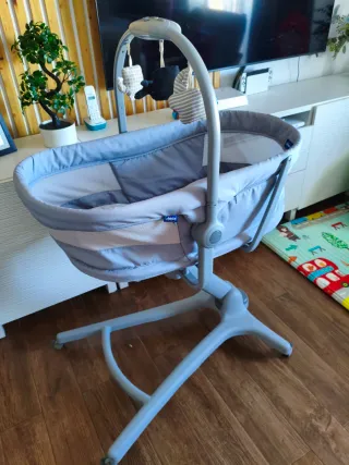 Minicuna Chicco gris