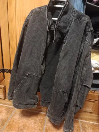 Chaqueta vaquera H&M oscura XXL